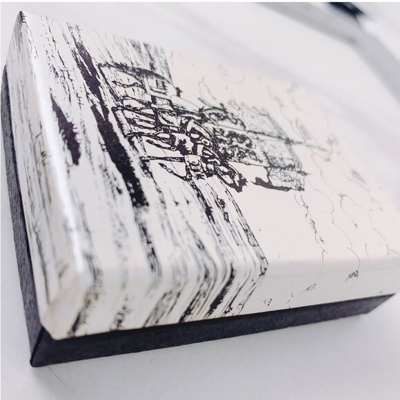 VTG Signed HMS Sterling Silver Necklace and Amethyst Pendant in Box 1970s 1980s - Picture 14 of 15